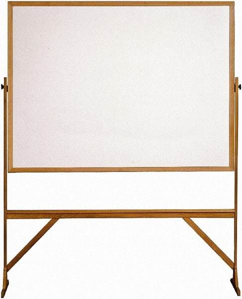 Ghent - 72" High x 53" Wide Reversible Dry Erase Board - Acrylate, 23-1/2" Deep - Eagle Tool & Supply