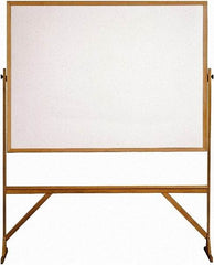 Ghent - 72" High x 53" Wide Reversible Dry Erase Board - Acrylate, 23-1/2" Deep - Eagle Tool & Supply