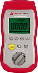 Amprobe - Digital LCD Display, 2,000 Megohm Electrical Insulation Resistance Tester & Megohmmeter - 1,000 VDC Max Test Voltage, Powered by 1.5V AA Battery - Eagle Tool & Supply