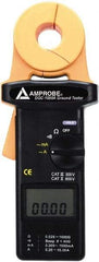 Amprobe - LCD Display Earth Ground Resistance Tester - Battery - Eagle Tool & Supply