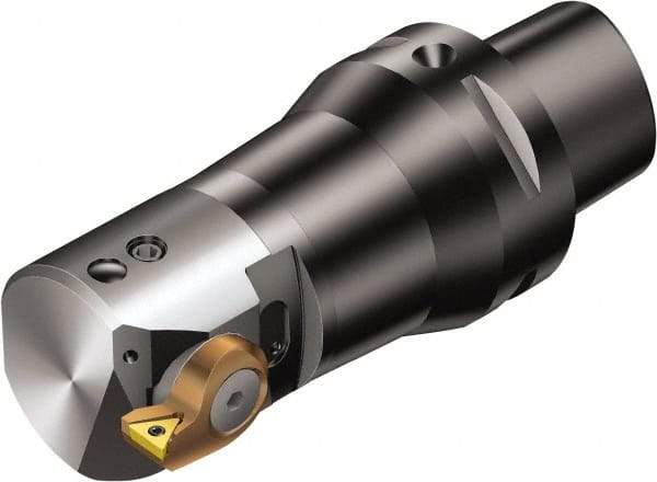 Sandvik Coromant - Right Hand Cut, 86mm Min Bore Diam, Steel Modular Boring Cutting Unit Head - 3" Max Bore Depth, Through Coolant, Compatible with TCMT 221825..TC-Cx (1) - Eagle Tool & Supply