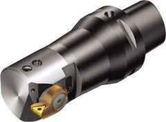 Sandvik Coromant - Right Hand Cut, 86mm Min Bore Diam, Steel Modular Boring Cutting Unit Head - 3" Max Bore Depth, Through Coolant, Compatible with TCMT 221825..TC-Cx (1) - Eagle Tool & Supply