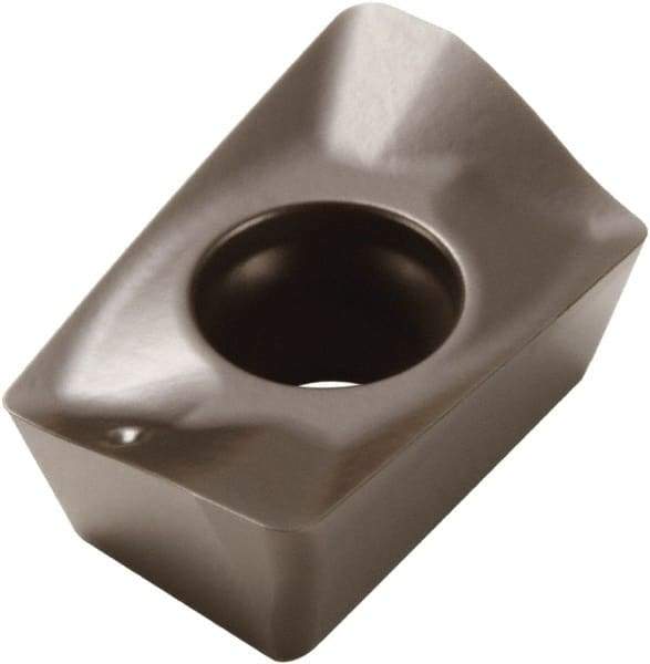 Seco - XOEX10T308 M06 Grade T350M Carbide Milling Insert - TiCN/Al2O3 Finish, 0.1496" Thick, 0.8mm Corner Radius - Eagle Tool & Supply