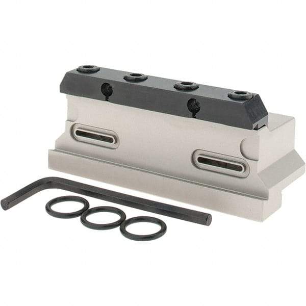 Iscar - Tool Block Style TGTBU, 1.26" Blade Height, 4.331" OAL, 2.11"& OAH, Indexable Cutoff Blade Tool Block - 1-1/4" Shank Height, 1.142" Shank Width, Through Coolant, Series JetHPLine - Eagle Tool & Supply