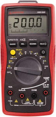 Amprobe - 4210333, CAT IV, CAT III, 1,000 VAC/VDC, Digital Average Responding Multimeter - 60 mOhm, Measures Voltage, Capacitance, Current, Frequency, Resistance, Temperature - Eagle Tool & Supply