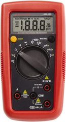 Amprobe - 4018624, CAT III, 600 VAC/VDC, Digital Auto Ranging Manual Ranging Multimeter - 20 mOhm, Measures Voltage, Current, Resistance - Eagle Tool & Supply