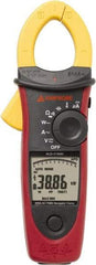 Amprobe - 3729950, CAT IV, CAT III, Digital True RMS Clamp Meter with 1.4567" Clamp On Jaws - 999.9 VAC/VDC, 599.9 AC Amps, Measures Voltage, Capacitance, Current, microAmps, Temperature - Eagle Tool & Supply