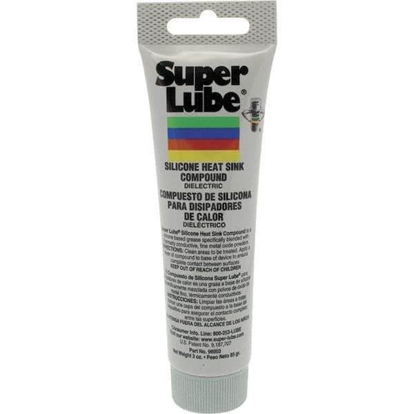 Synco Chemical - 3 oz Tube Silicone Heat-Transfer Grease - White, 450°F Max Temp, - Eagle Tool & Supply