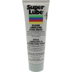 Synco Chemical - 8 oz Tube Silicone General Purpose Grease - Translucent White/Gray, Food Grade, 500°F Max Temp, NLGIG 2, - Eagle Tool & Supply