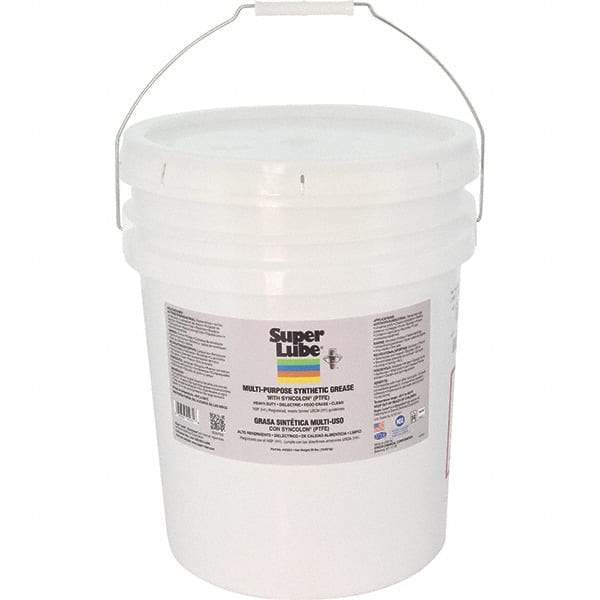 Synco Chemical - 30 Lb Pail Synthetic General Purpose Grease - Translucent White, Food Grade, 450°F Max Temp, NLGIG 1, - Eagle Tool & Supply