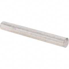 Value Collection - 6mm Diam x 50mm Pin Length 303 Stainless Steel Precision Dowel Pin - Unhardened, 1 Beveled & 1 Rounded End - Eagle Tool & Supply