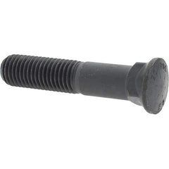 Value Collection - 3/4-10 UNC, 3-3/4" OAL, Alloy Steel Plow Bolt - Uncoated, Grade 8 - Eagle Tool & Supply