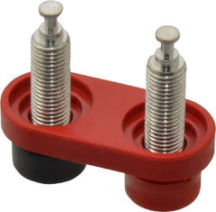 Pomona - Red Electrical Test Equipment Jack - Use with 0.070-0.375" Panels - Eagle Tool & Supply