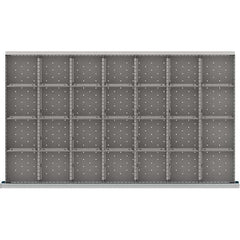 LISTA - 28-Compartment Drawer Divider Layout for 3.15" High Drawers - Eagle Tool & Supply