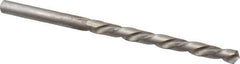 Chicago-Latrobe - #8 118° High Speed Steel Jobber Drill - Bright Finish, Left Hand Cut, Spiral Flute, Straight Shank, 3-5/8" OAL, Standard Point - Eagle Tool & Supply