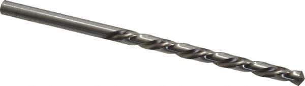 Chicago-Latrobe - #21 118° High Speed Steel Jobber Drill - Bright Finish, Left Hand Cut, Spiral Flute, Straight Shank, 3-1/2" OAL, Standard Point - Eagle Tool & Supply