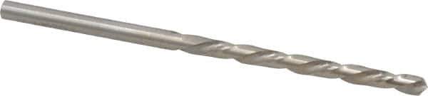 Chicago-Latrobe - #28 118° High Speed Steel Jobber Drill - Bright Finish, Left Hand Cut, Spiral Flute, Straight Shank, 2-7/8" OAL, Standard Point - Eagle Tool & Supply
