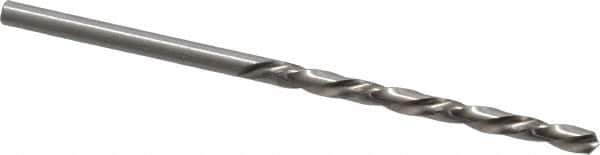 Chicago-Latrobe - #31 118° High Speed Steel Jobber Drill - Bright Finish, Left Hand Cut, Spiral Flute, Straight Shank, 2-3/4" OAL, Standard Point - Eagle Tool & Supply