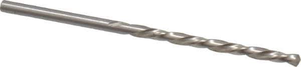 Chicago-Latrobe - #39 118° High Speed Steel Jobber Drill - Bright Finish, Left Hand Cut, Spiral Flute, Straight Shank, 2-3/8" OAL, Standard Point - Eagle Tool & Supply
