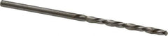 Chicago-Latrobe - #44 118° High Speed Steel Jobber Drill - Bright Finish, Left Hand Cut, Spiral Flute, Straight Shank, 2-1/8" OAL, Standard Point - Eagle Tool & Supply