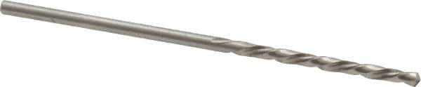 Chicago-Latrobe - #50 118° High Speed Steel Jobber Drill - Bright Finish, Left Hand Cut, Spiral Flute, Straight Shank, 2" OAL, Standard Point - Eagle Tool & Supply