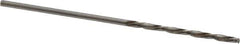 Chicago-Latrobe - #55 118° High Speed Steel Jobber Drill - Bright Finish, Left Hand Cut, Spiral Flute, Straight Shank, 1-7/8" OAL, Standard Point - Eagle Tool & Supply