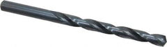 Chicago-Latrobe - 19/64" 135° High Speed Steel Jobber Drill - Oxide Finish, Right Hand Cut, Spiral Flute, Straight Shank, 4-3/8" OAL, Split Point - Eagle Tool & Supply