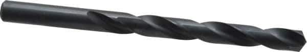 Chicago-Latrobe - 23/64" 135° High Speed Steel Jobber Drill - Oxide Finish, Right Hand Cut, Spiral Flute, Straight Shank, 4-7/8" OAL, Split Point - Eagle Tool & Supply