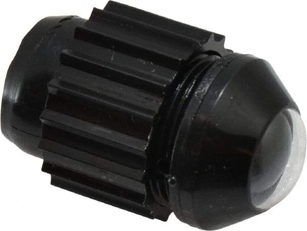 Norgren - 10-32 Female UNF Bottom Rotowink Pressure Indicator - 1 to 15 psiG, Black Unactuated Color & Green Actuated Color - Eagle Tool & Supply