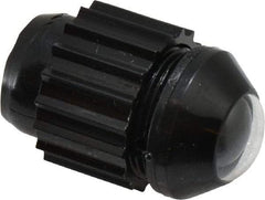 Norgren - 10-32 Female UNF Bottom Rotowink Pressure Indicator - 1 to 15 psiG, Black Unactuated Color & Green Actuated Color - Eagle Tool & Supply