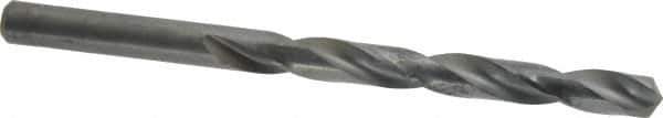 Chicago-Latrobe - Letter L 135° High Speed Steel Jobber Drill - Oxide Finish, Right Hand Cut, Spiral Flute, Straight Shank, 4-1/4" OAL, Split Point - Eagle Tool & Supply