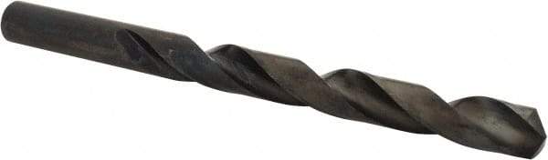 Chicago-Latrobe - Letter W 135° High Speed Steel Jobber Drill - Oxide Finish, Right Hand Cut, Spiral Flute, Straight Shank, 5-1/8" OAL, Split Point - Eagle Tool & Supply