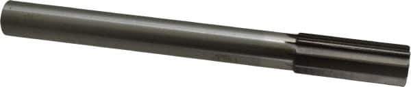 Interstate - 1-5/32" High Speed Steel Chucking Reamer - Straight Flute, Straight Shank, 2-7/8" Flute Length, 11" OAL - Eagle Tool & Supply