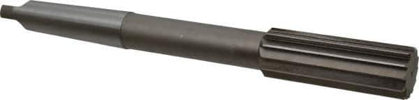 Interstate - 1-9/16" High Speed Steel 12 Flute Chucking Reamer - Straight Flute, 4MT Morse Taper Shank, 3-1/2" Flute Length, 12-1/2" OAL - Eagle Tool & Supply