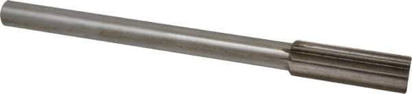 Interstate - 21mm High Speed Steel Chucking Reamer - Straight Flute, Straight Shank, 2-1/2" Flute Length, 9-1/2" OAL - Eagle Tool & Supply