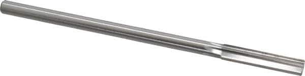 Interstate - 8mm High Speed Steel Chucking Reamer - Straight Flute, Straight Shank, 1-1/2" Flute Length, 6" OAL - Eagle Tool & Supply