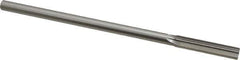 Interstate - 9mm High Speed Steel Chucking Reamer - Straight Flute, Straight Shank, 1-3/4" Flute Length, 7" OAL - Eagle Tool & Supply