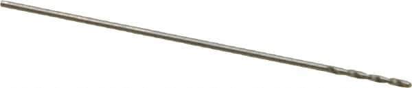 Chicago-Latrobe - #79 118° High Speed Steel Jobber Drill - Bright Finish, Right Hand Cut, Spiral Flute, Straight Shank, 3/4" OAL, Standard Point - Eagle Tool & Supply