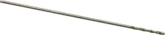 Chicago-Latrobe - #79 118° High Speed Steel Jobber Drill - Bright Finish, Right Hand Cut, Spiral Flute, Straight Shank, 3/4" OAL, Standard Point - Eagle Tool & Supply