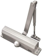 Yale - 42" Door Width, 9-3/4" Closer Body Length, Non-Handed Door Closer Manual Damper - Aluminum Finish, Non-Handed - Eagle Tool & Supply