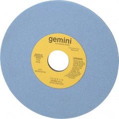 Norton - 7" Diam x 1-1/4" Hole x 1/4" Thick, J Hardness, 60 Grit Surface Grinding Wheel - Aluminum Oxide, Type 1, Medium Grade, 3,600 Max RPM, No Recess - Eagle Tool & Supply