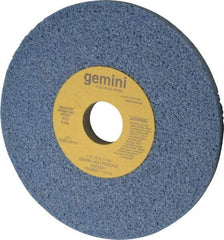 Norton - 7" Diam x 1-1/4" Hole x 1/2" Thick, H Hardness, 46 Grit Surface Grinding Wheel - Aluminum Oxide, Type 1, Coarse Grade, 3,600 Max RPM, No Recess - Eagle Tool & Supply