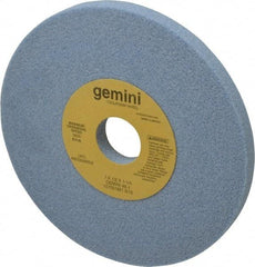 Norton - 7" Diam x 1-1/4" Hole x 1/2" Thick, J Hardness, 46 Grit Surface Grinding Wheel - Aluminum Oxide, Type 1, Coarse Grade, 3,600 Max RPM, No Recess - Eagle Tool & Supply