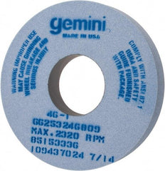 Norton - 14" Diam x 5" Hole x 2" Thick, I Hardness, 46 Grit Surface Grinding Wheel - Aluminum Oxide, Type 1, Coarse Grade, 2,320 Max RPM, No Recess - Eagle Tool & Supply