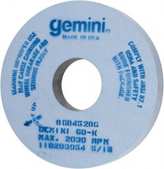 Norton - 16" Diam x 5" Hole x 2" Thick, K Hardness, 60 Grit Surface Grinding Wheel - Aluminum Oxide, Type 1, Medium Grade, 2,030 Max RPM, No Recess - Eagle Tool & Supply