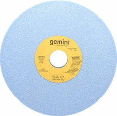 Norton - 8" Diam x 1-1/4" Hole x 1/2" Thick, J Hardness, 46 Grit Surface Grinding Wheel - Aluminum Oxide, Type 1, Coarse Grade, 3,600 Max RPM, No Recess - Eagle Tool & Supply