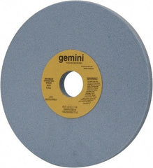 Norton - 8" Diam x 1-1/4" Hole x 1/2" Thick, H Hardness, 60 Grit Surface Grinding Wheel - Aluminum Oxide, Type 1, Medium Grade, 3,600 Max RPM, No Recess - Eagle Tool & Supply