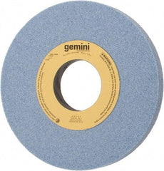 Norton - 10" Diam x 3" Hole x 1" Thick, J Hardness, 46 Grit Surface Grinding Wheel - Aluminum Oxide, Type 1, Coarse Grade, 3,250 Max RPM, No Recess - Eagle Tool & Supply