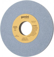 Norton - 12" Diam x 3" Hole x 1" Thick, H Hardness, 46 Grit Surface Grinding Wheel - Aluminum Oxide, Type 1, Coarse Grade, 2,070 Max RPM, No Recess - Eagle Tool & Supply