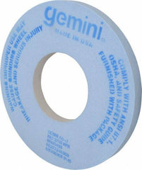 Norton - 12" Diam x 5" Hole x 1" Thick, J Hardness, 60 Grit Surface Grinding Wheel - Aluminum Oxide, Type 1, Medium Grade, 2,705 Max RPM, No Recess - Eagle Tool & Supply
